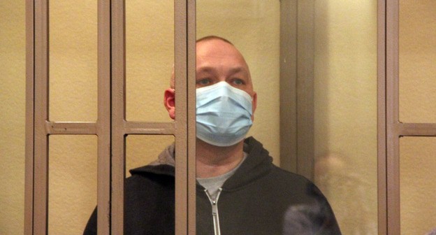 Михаил Устьянцев на оглашении приговора. Фото Константина Волгина для "Кавказского узла"
