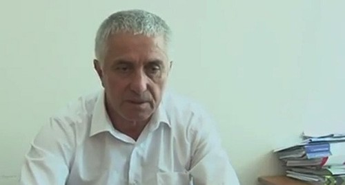 Бывший министр по репатриации Беслан Дбар. Фото : Гагра ТВ