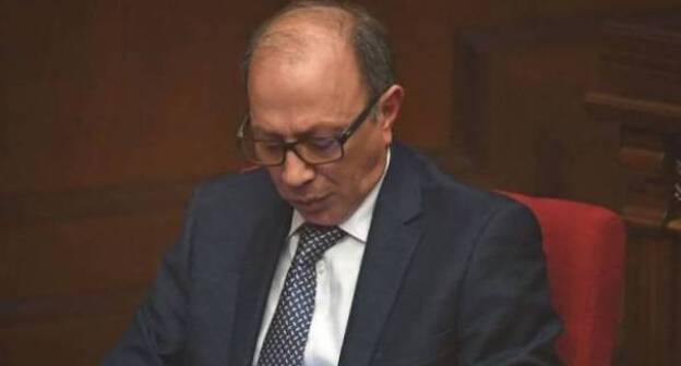 Экс-глава МИД Армении Ара Айвазян. Кадр видео http://www.parliament.am/?lang=rus
