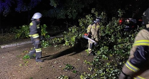 Ликвидация последствий урагана в Кабардино-Балкарии. Фото: instagram.com/mchskbr