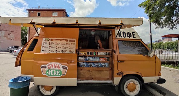 Афтокофейня во Владикавказе. Фото Эммы Марзоевой для "Кавказского узла".