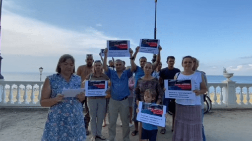 Стоп-кадр видеообращения жителей Тамани к президенту Владимиру Путину о недопустимости строительства комплекса химических заводов. Июнь 2021 года, https://www.instagram.com/reel/CQogfhTor_n/?utm_medium=copy_link