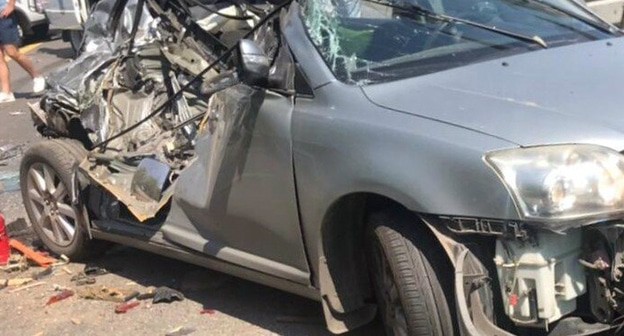 Последствия массового ДТП под Ростовом Фото пресс-служба ГИБДД РО

