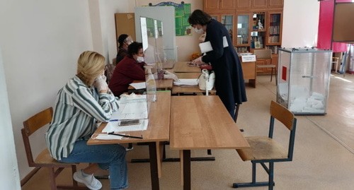 Избирательный участок. Фото: Татьяна филимонова для "Кавказского узла"