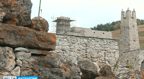 Реставрация башенных комплексов Бишт в Джейрахском районе Ингушетии. Скриншот с видео ГТРК "Ингушетия" https://www.youtube.com/watch?v=di6QsMh1a28