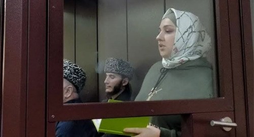 Зарифа Саутиева в зале суда. Фото Алены Садовской для "Кавказского узла"