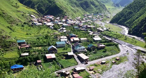 Село Шаитли Цунтинского района Дагестана. Фото Ашаритдаг 