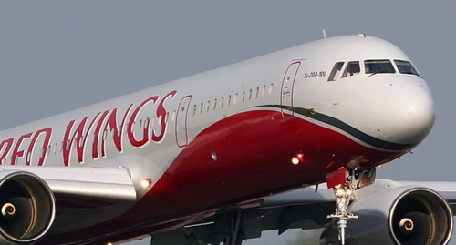 Лайнер авиакомпании Red Wings. Фото https://ru.wikipedia.org/wiki/Файл%3ARed_Wings_Airlines_Tupolev_Tu-204-100.jpg