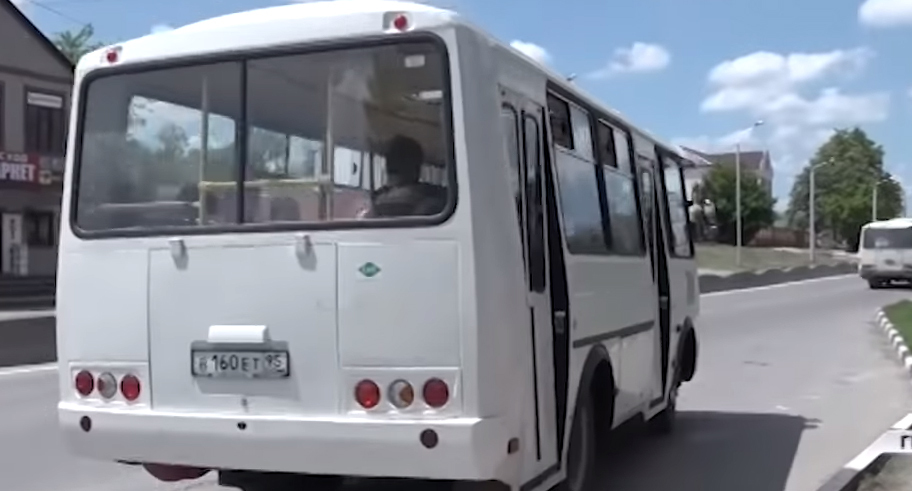 Маршрутка в Грозном. Кадр видео ЧГТРК "Грозный"
 https://www.youtube.com/watch?v=uA2_qip5PMs