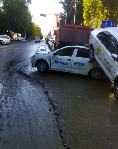 Авария на дороге, после ливней. Фото Светланы Кравченко для "Кавказского узла"