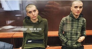 Исмаил Исаев (слева) и Салех Магамадов. Скриншот со страницы "The Insider@ https://www.facebook.com/TheInsiderRussia/photos/1851919648306295