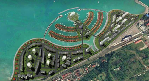 Проект Пальмового острова в Батуми. Скриншот фотографии, опубликованной изданием Batumelebi 03.09.22, https://batumelebi.netgazeti.ge/news/427922/
