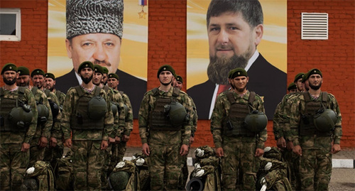 Чеченские военнослужащие. Фото: Грозный-Информ https://www.grozny-inform.ru/
