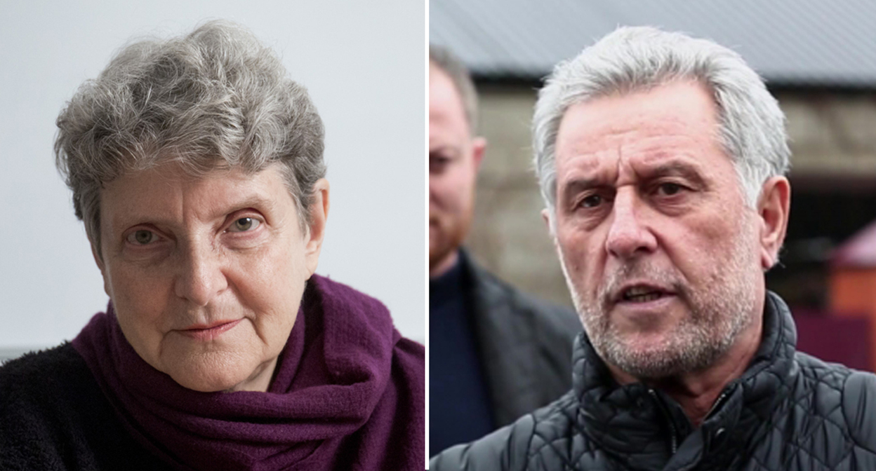  Светлана Ганнушкина, Руслан Кутаев.    Фото пресс-служба https://refugee.ru/, кадр видео https://www.youtube.com/watch?v=gqFbAKnphIw&t=1ы
