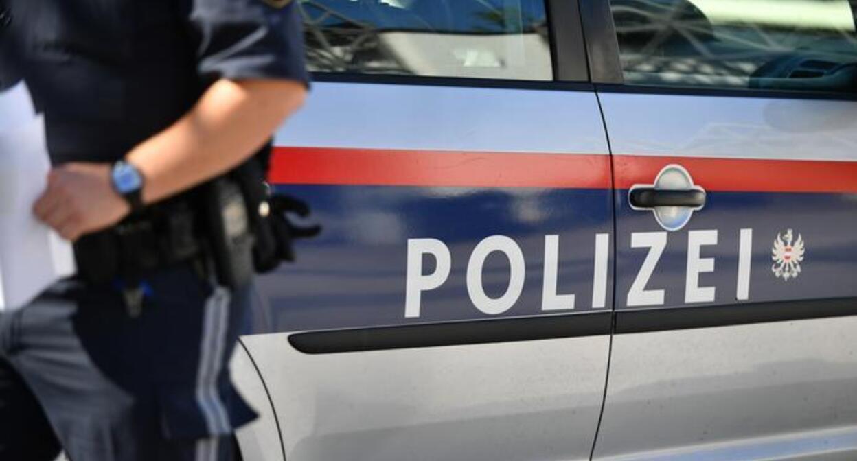 Полицейская машина. Фото:https://1tv.ge/ru/news/v-avstrii-ubit-prositel-ubezhishha-chechenskogo-proiskhozhdenija/
