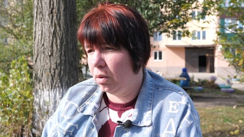 Наталья Овечко, супруга мобилизованного. Фото корреспондента "Кавказского узла".