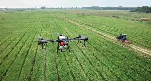 Сельскохозяйственный дрон "Шмель", фото: bastechnology.ru