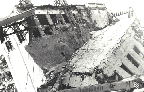 Последствия спитакского землетрясения. Декабрь 1988 г. Фото: общественное достояние https://ru.wikipedia.org