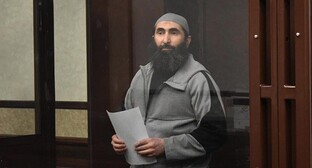 Али Тазиев в зале суда. 27 апреля 2021 года. Фото Константина Волгина для "Кавказского узла"