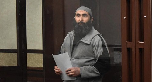 Али Тазиев в зале суда. 27 апреля 2021 года. Фото Константина Волгина для "Кавказского узла"