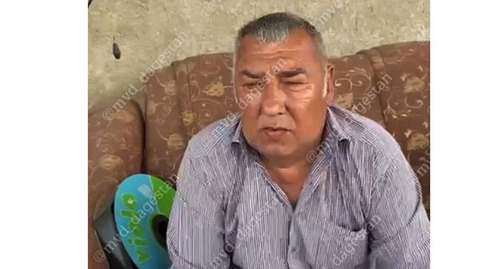 Житель села Рубас признался в убийстве главы села и сдался полиции. Скриншот видео https://t.me/mvd_dagestan/3818