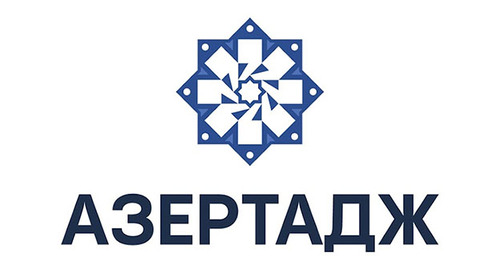 Логотип информагентства "Азертадж". Скриншот видео https://www.youtube.com/azertacrussian