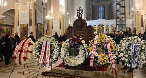 Похороны жителей Абхазии, пропавших без вести во время военных действий 1990-х годов. Фото: https://1tv.ge