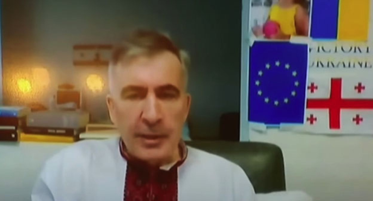 Михаил Саакашвили. Декабрь 2023 г. Скриншот видео https://www.youtube.com/watch?v=usgg0f1oquk