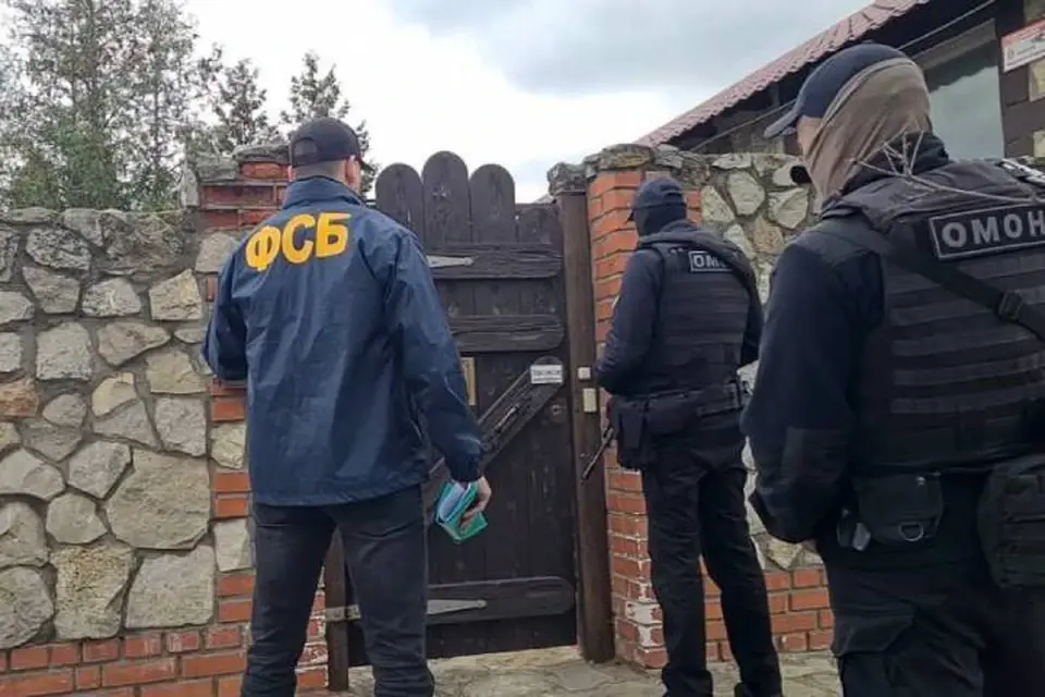 Обыск в Еланском казачьем музее. Скриншот видео ТАСС https://tass.ru/obschestvo/20479559