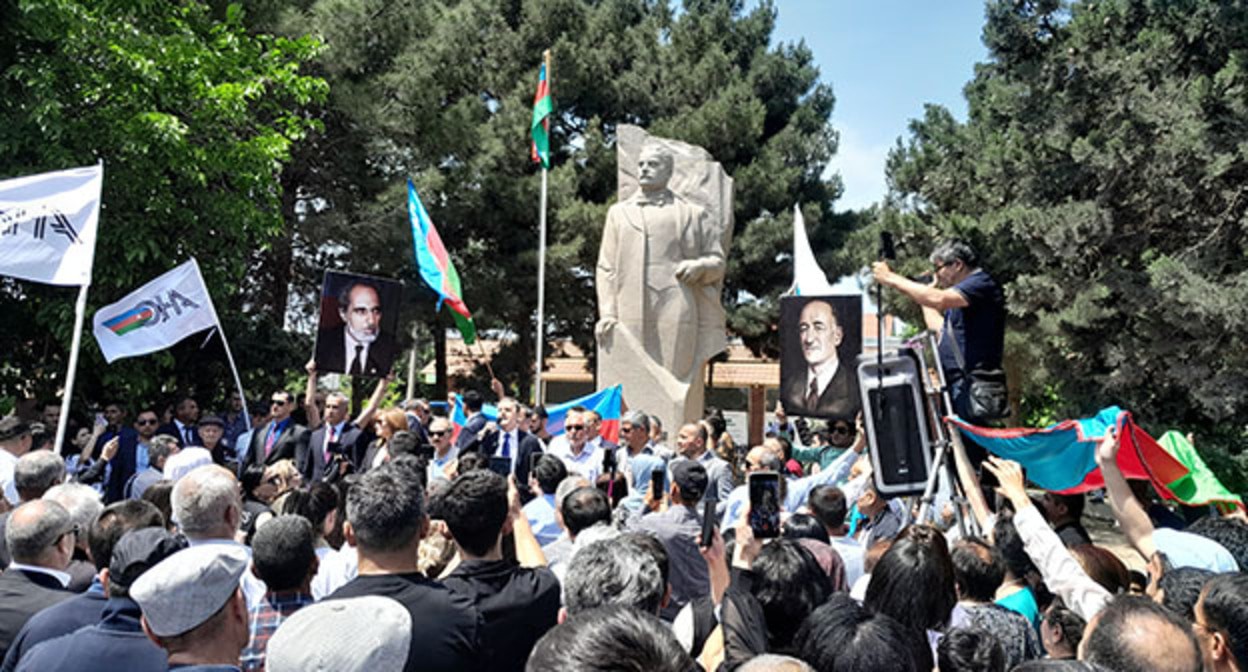 Азербайджанская оппозиция провела шествия. 28 мая 2024 г. Фото Кямала Али для "Кавказского узла"