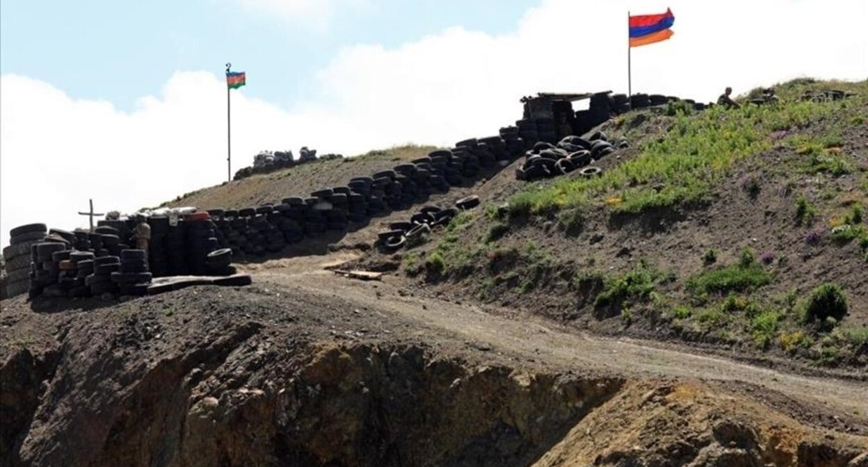 Граница Армении и Азербайджана. Фото: epress.am https://epress.am/ru/2022/09/13/ситуация-на-границе-крайне-напряженн.html