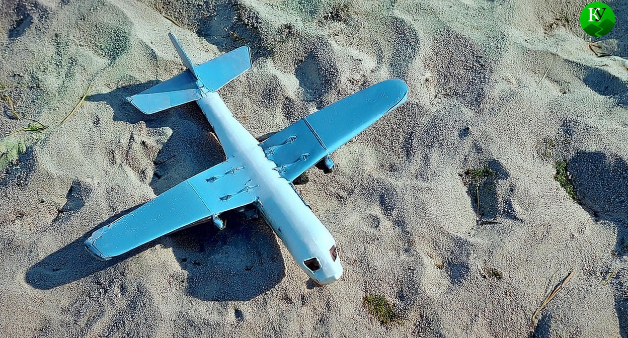 БПЛА. Иллюстрация создана "Кавказским узлом" с помощью ИИ в программе Photoshop