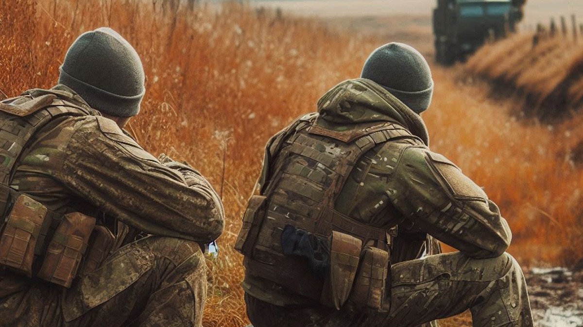 Военные на СВО. Иллюстрация создана "Кавказским узлом" с помощью ИИ в программе Copilot