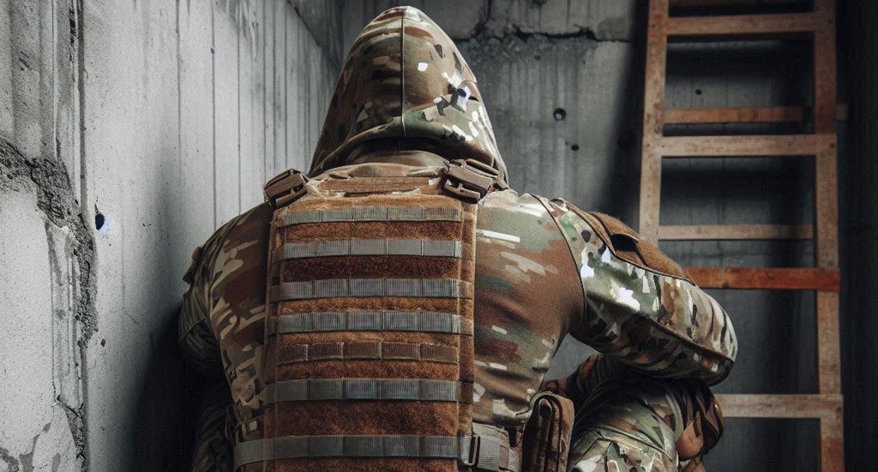 Военный. Иллюстрация создана «Кавказским узлом» с помощью ИИ в программе Copilot