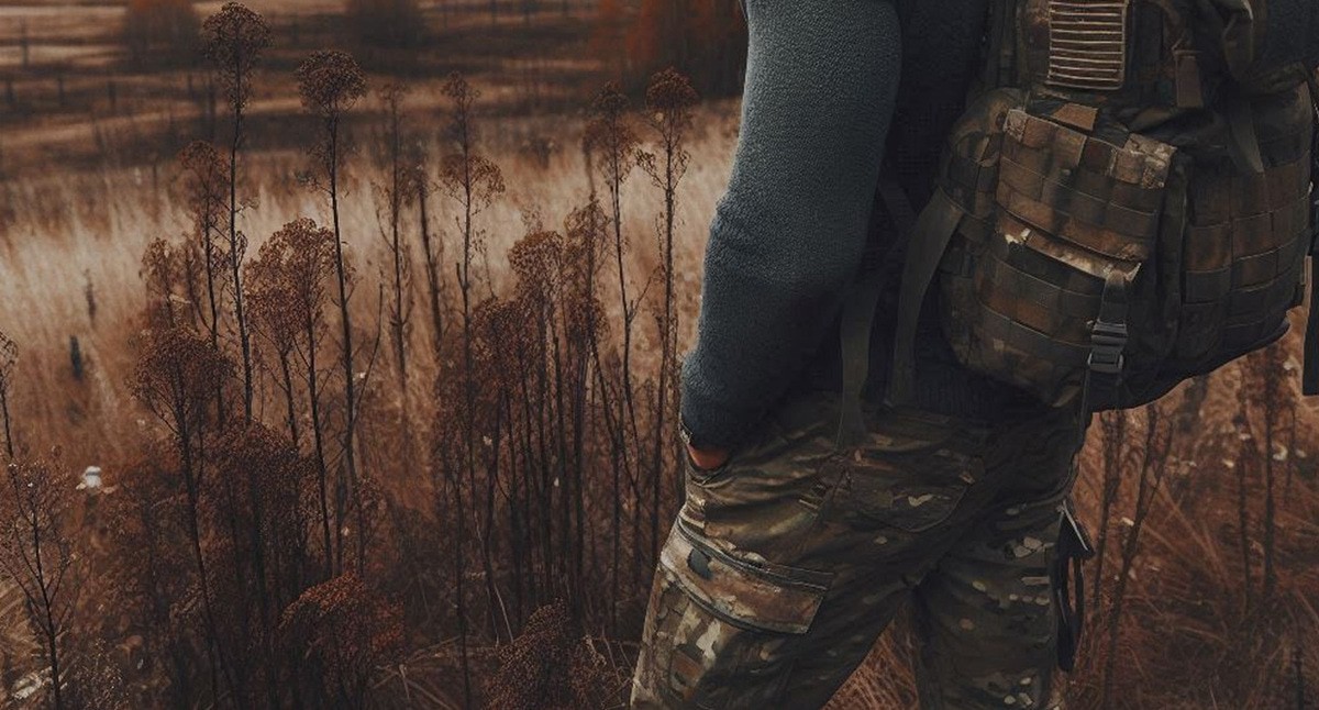 Военный на СВО. Иллюстрация создана "Кавказским узлом" с помощью ИИ в программе Copilot