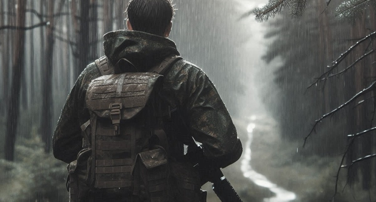 Военный на СВО. Иллюстрация создана "Кавказским узлом" с помощью ИИ в программе Copilot