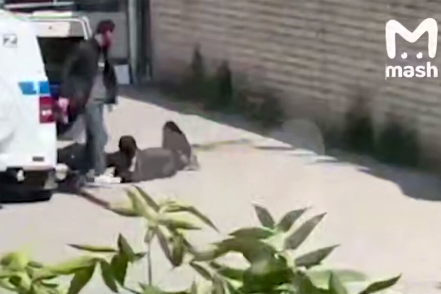 Перестрелка в Махачкале. 5 мая 2025 года. Скриншот видео/Telegram-канал Mash