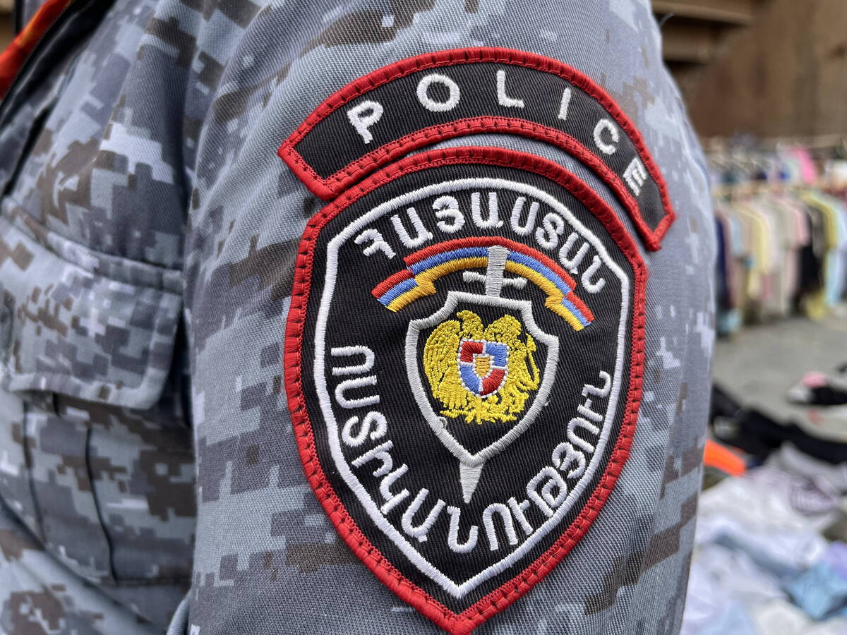 Шеврон полицейского РА. Фото "Кавказского узла"