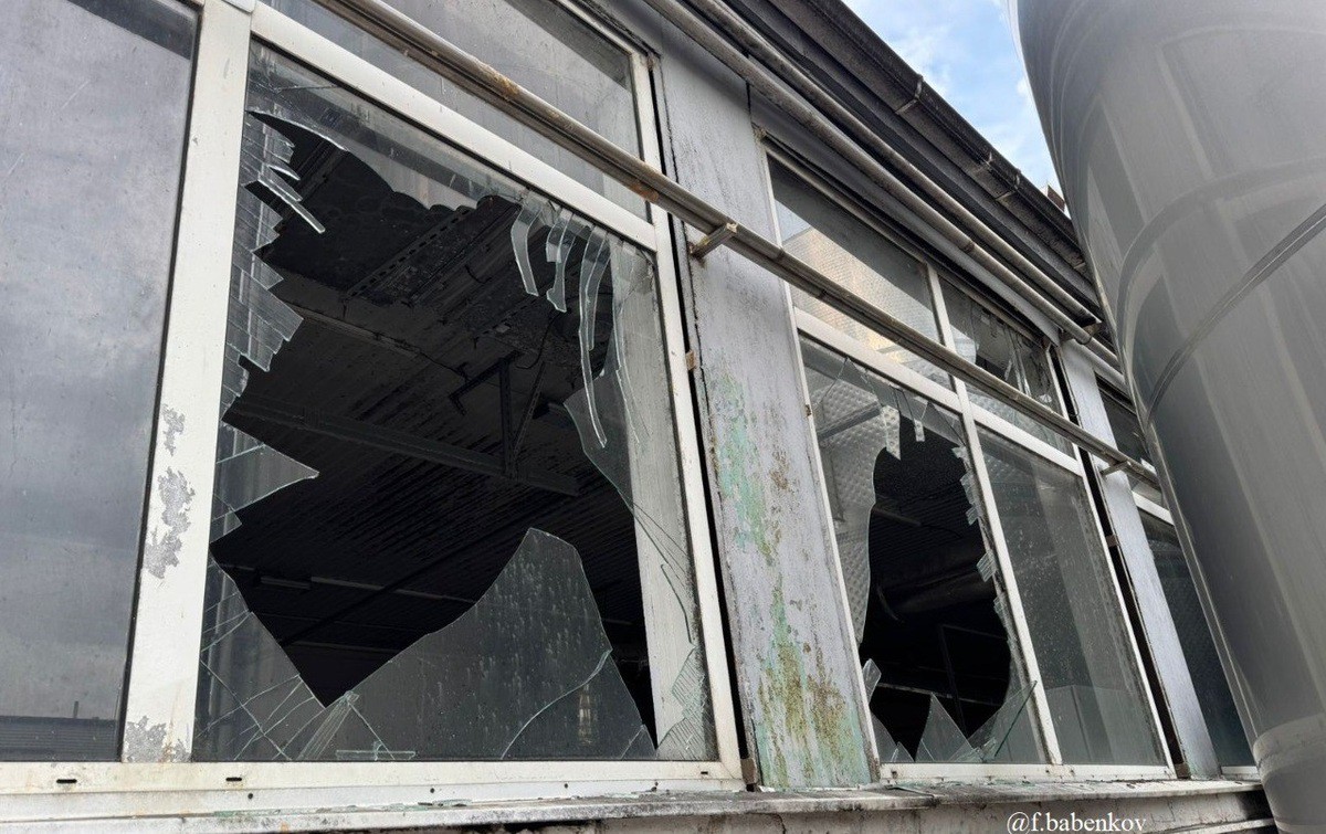 Последствия отражения ракетной атаки в районе Тамани. Скрншот публикации в ТГ-канале главы Темрюкского района Федора Бабенкова https://t.me/FedorBabenkov/4225