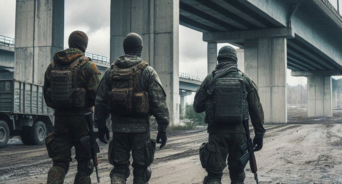 Военные на СВО. Иллюстрация создана "Кавказским узлом" с помощью ИИ в программе Copilot