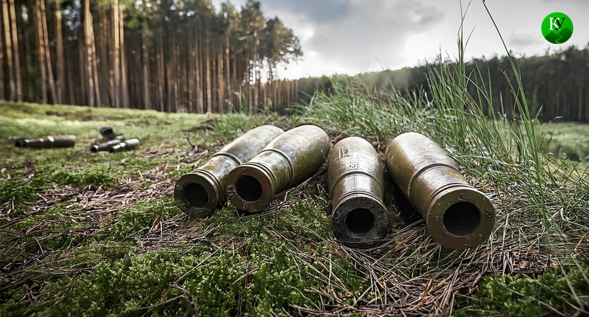 Снаряды. Иллюстрация создана "Кавказским узлом" с помощью ИИ в программе Photoshop
