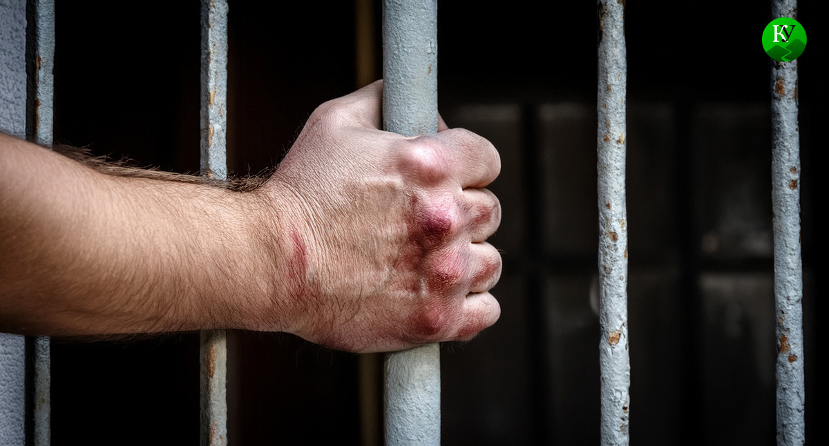 Рука с синяками. Иллюстрация создана «Кавказским узлом» с помощью ИИ в программе Copilot