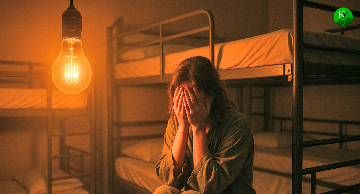 Девушка в колонии. Иллюстрация создана «Кавказским узлом» с помощью ИИ в программе Copilot