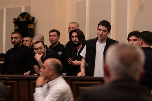 В тбилисском суде 2 сентября 2025 г. ФОто https://publika.ge/kvalifikacia-sheicvala-tumca-organizebuloba-da-jgufuroba-darcha-ra-aris-skhvao/