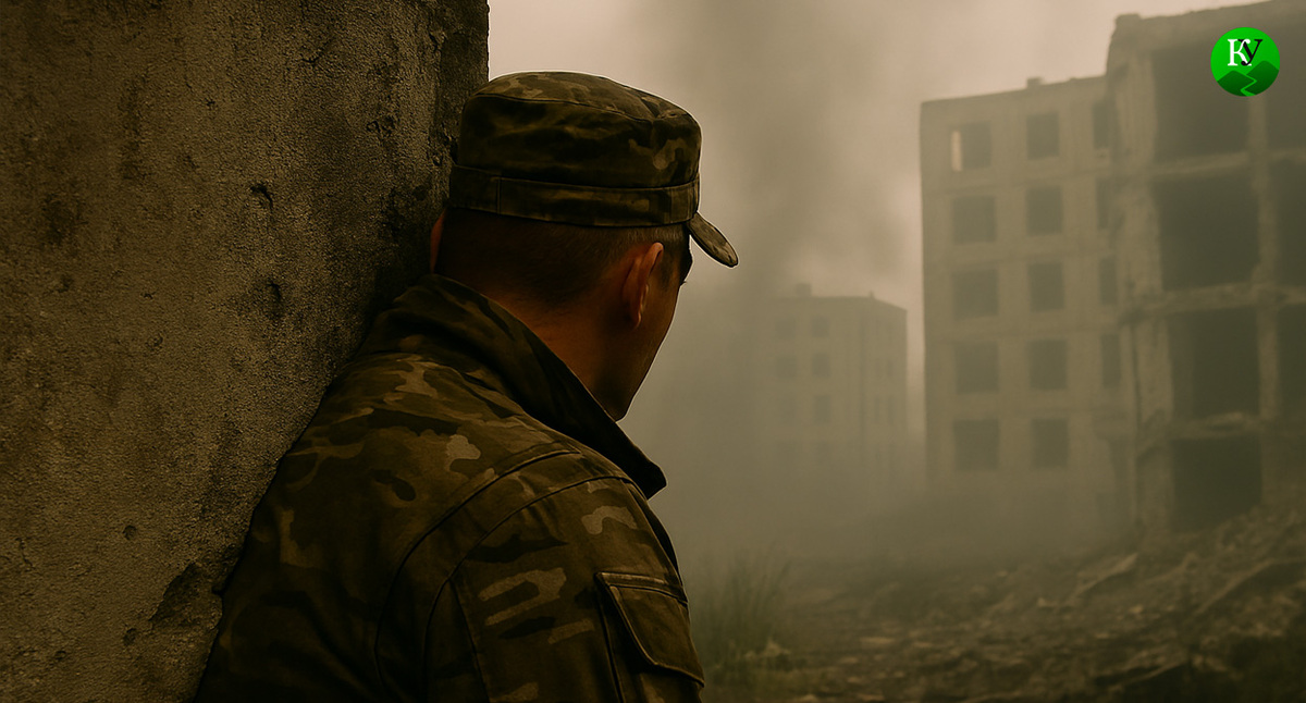 Военный на СВО. Иллюстрация создана "Кавказским узлом" с помощью ИИ в программе Copilot