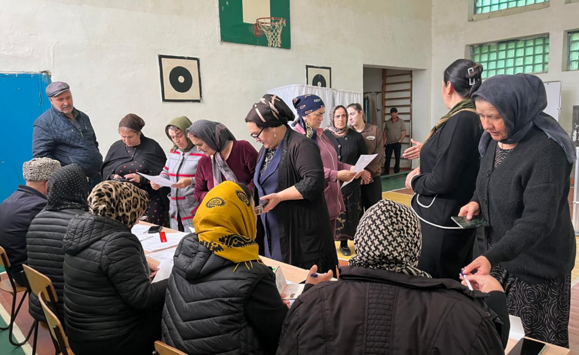 Голосование в Дагестане. Скриншот фото избиркома Дагестана от 13.09.25, https://t.me/ikrd05/3116.