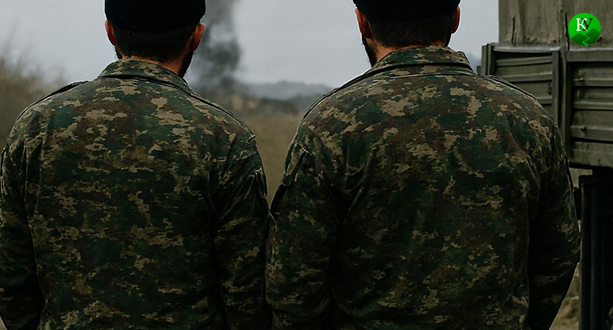 Военные на СВО. Иллюстрация создана "Кавказским узлом" с помощью ИИ в программе Copilot