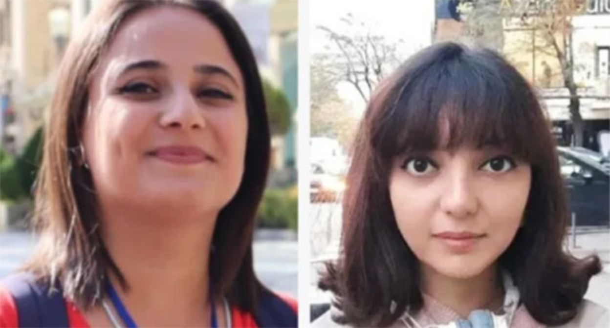 Наргиз Абсаламова (слева) и Эльнара Гасымова. Фото: https://sovanews.tv/