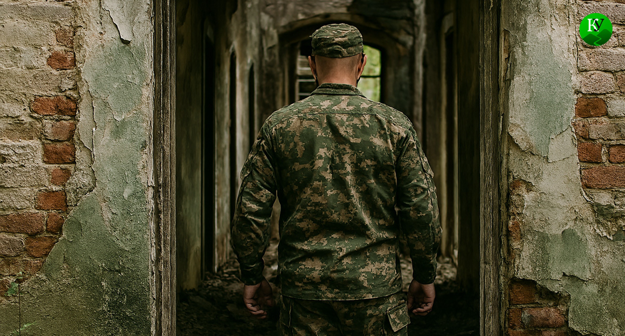 Военный на СВО. Иллюстрация создана «Кавказским узлом» с помощью ИИ в программе Copilot