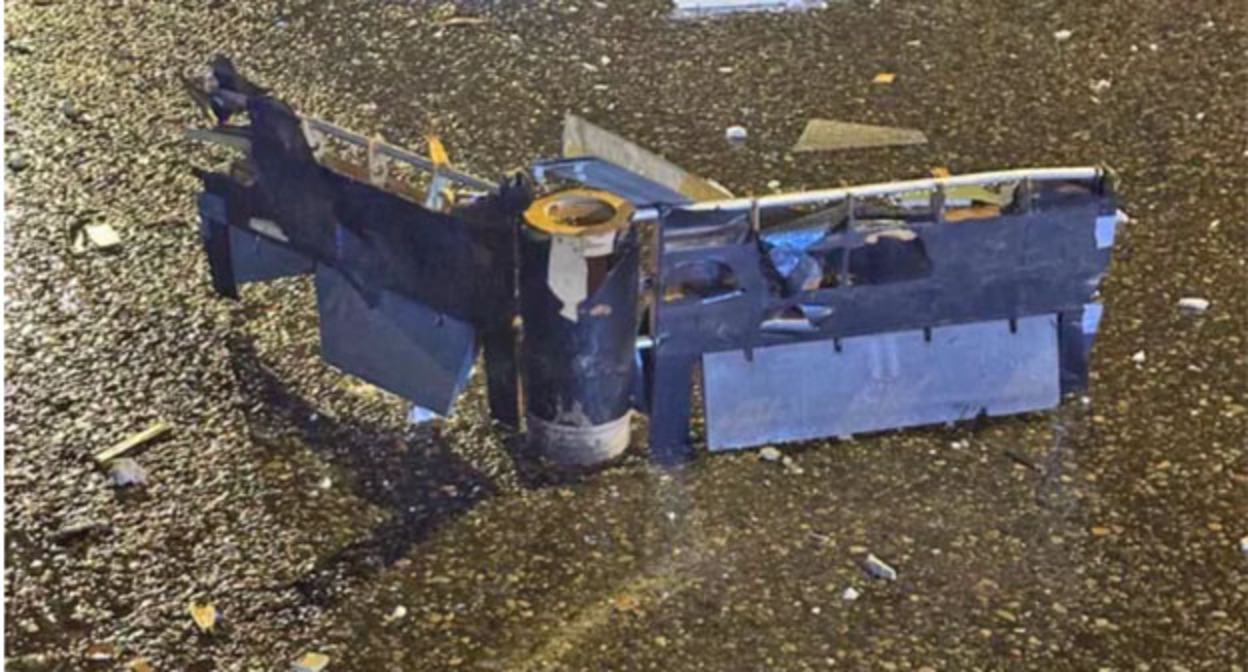 Сбитый беспилотник. 24 октября 2025 г. Фото: ttps://nemoskva.net/